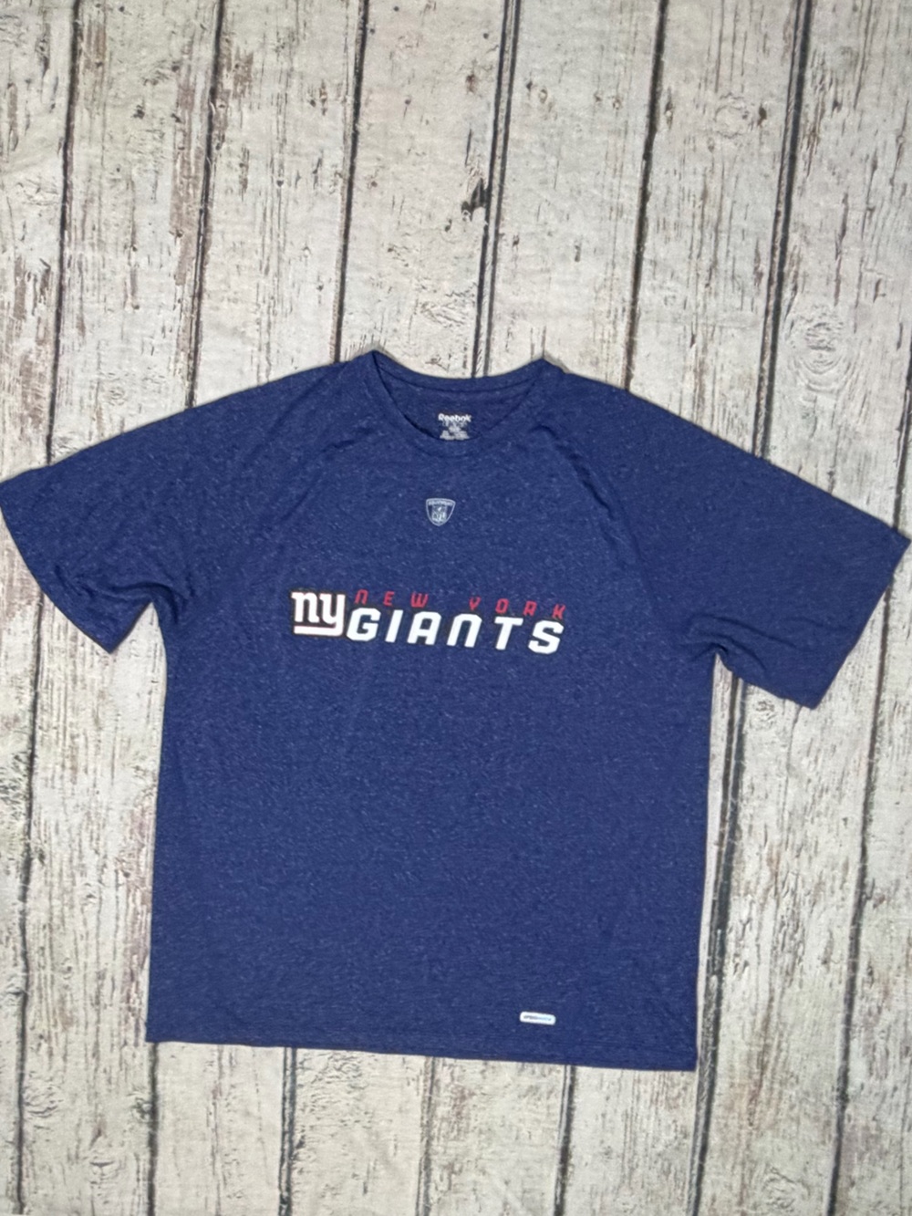 New York Giants Athletic Sports Reebok Speedwick Men's Shirt